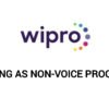 Wipro Mega Walk-in Drive 2024 : Hiring as Non-Voice Process