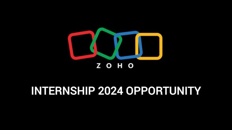 ZOHO Internship 2024 : Hiring as Research and Development Intern
